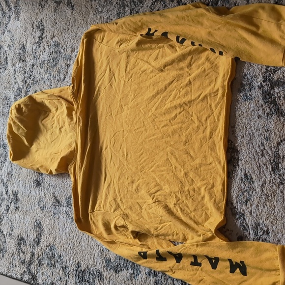 Disney The Lion King Hood Crop long sleeve shirt yellow hakuna matata - Picture 3 of 5
